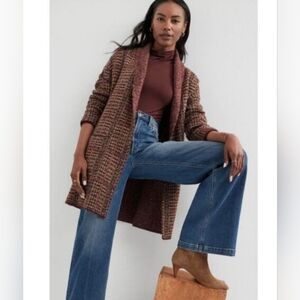 Lety & Me Open Front Cardigan Coatigan Stitch Fix Medium